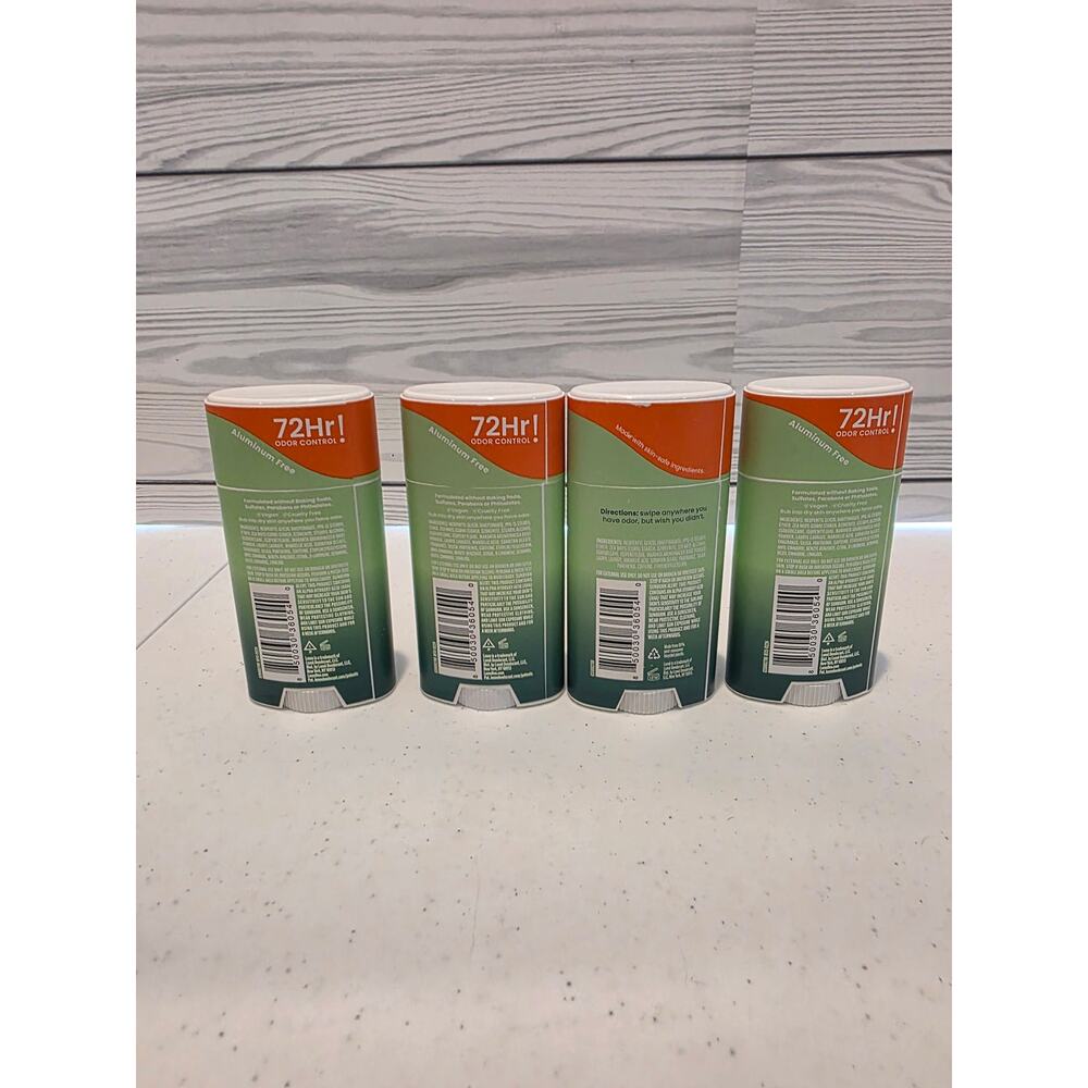 4 Pack - Lume Whole Body Deodorant 72-hr Smooth Solid Stick, Fresh Alpine 2.6 oz - Picture 2 of 4